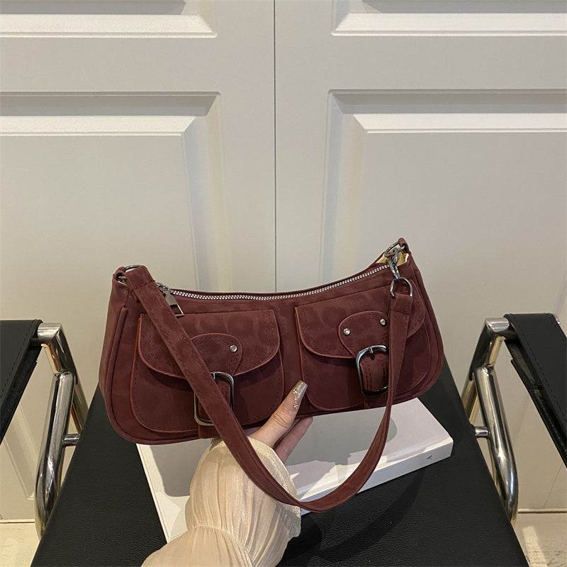 Luna Suede Purse